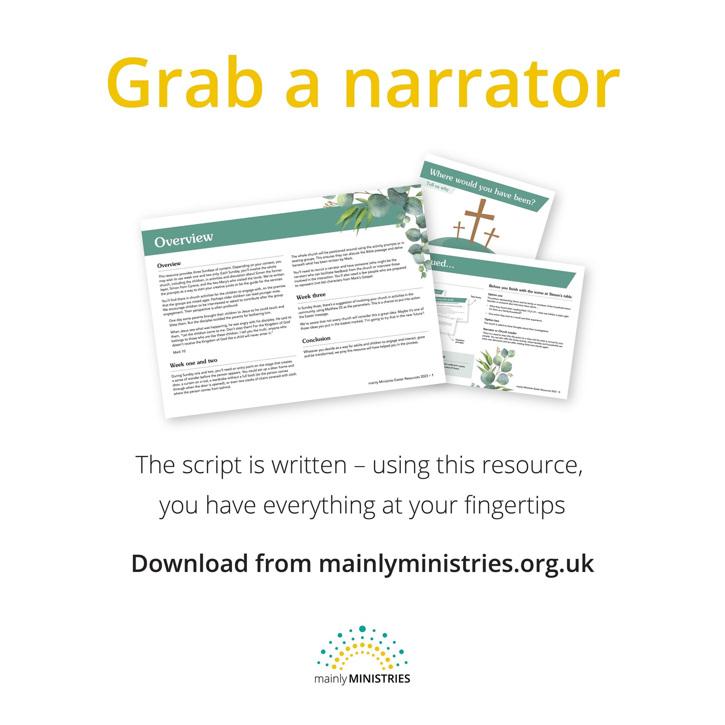 Easter FREE resource for church services
